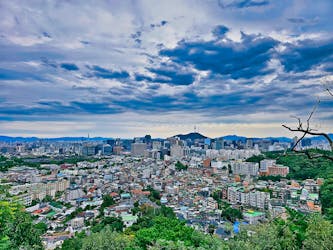 Urban trekking in Seoul with royal palace ticket